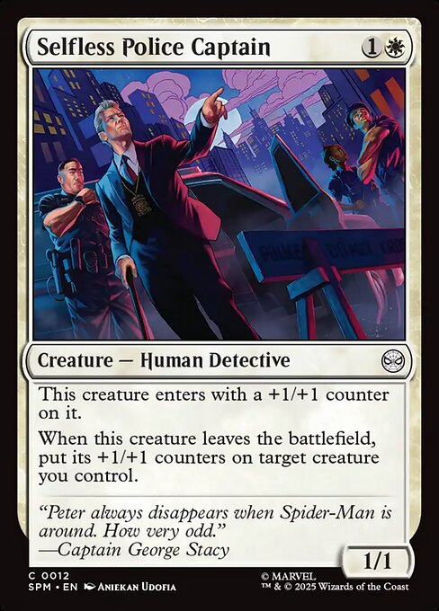 Selfless Police Captain (Marvel's Spider-Man)