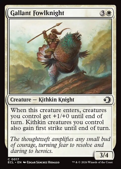 Gallant Fowlknight (Lorwyn Eclipsed)