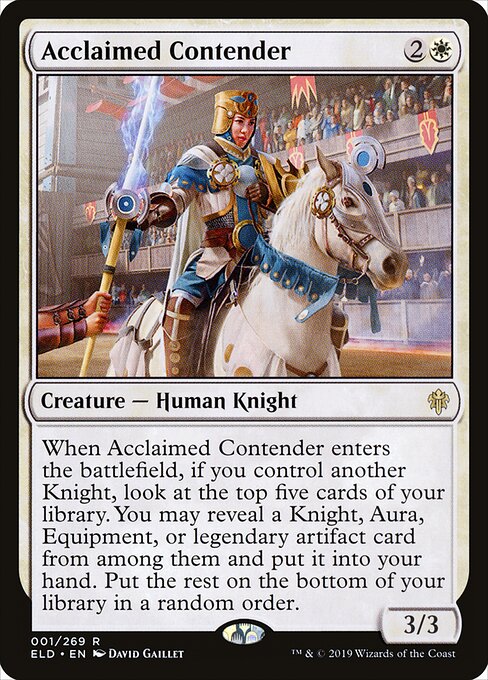 Acclaimed Contender (Throne of Eldraine)