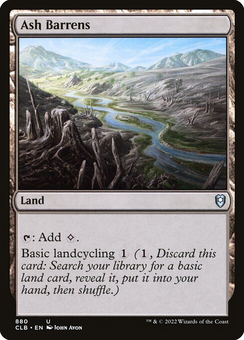Ash Barrens (Commander Legends: Battle for Baldur's Gate)