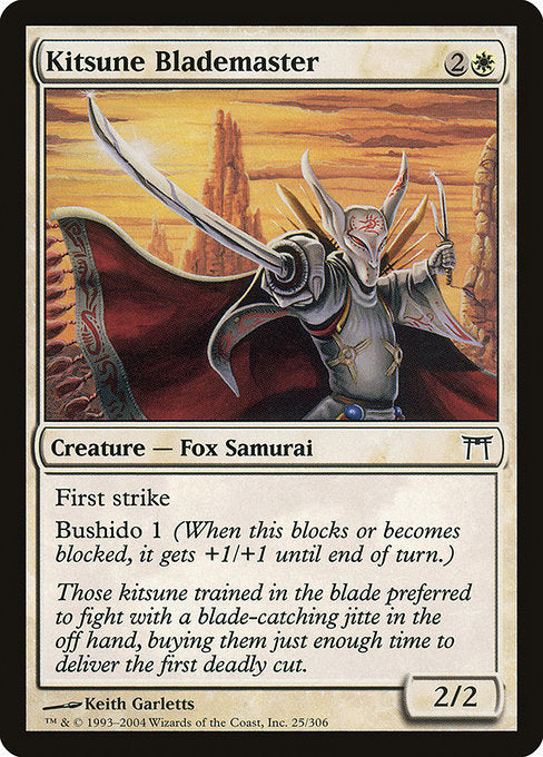 Kitsune Blademaster (Champions of Kamigawa)