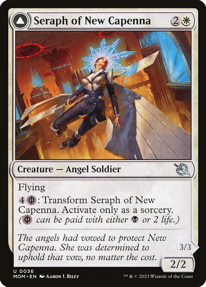 Seraph of New Capenna // Seraph of New Phyrexia (March of the Machine)