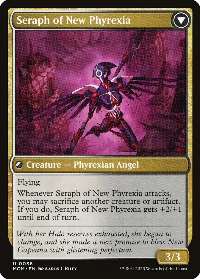 Seraph of New Capenna // Seraph of New Phyrexia (March of the Machine)