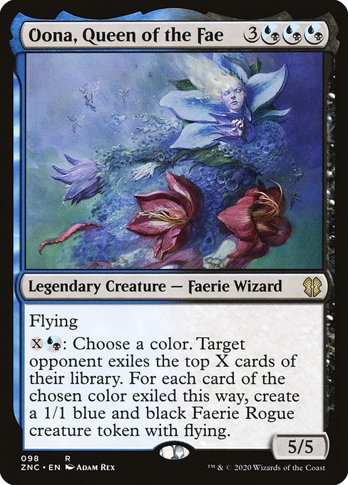 Oona, Queen of the Fae (Zendikar Rising Commander)