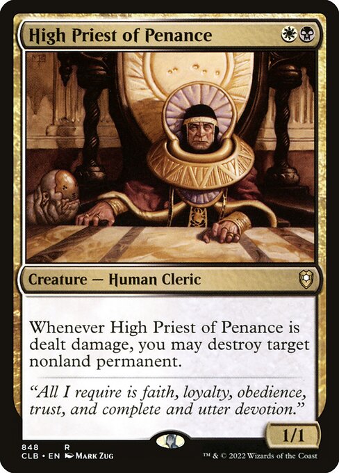 High Priest of Penance (Commander Legends: Battle for Baldur's Gate)