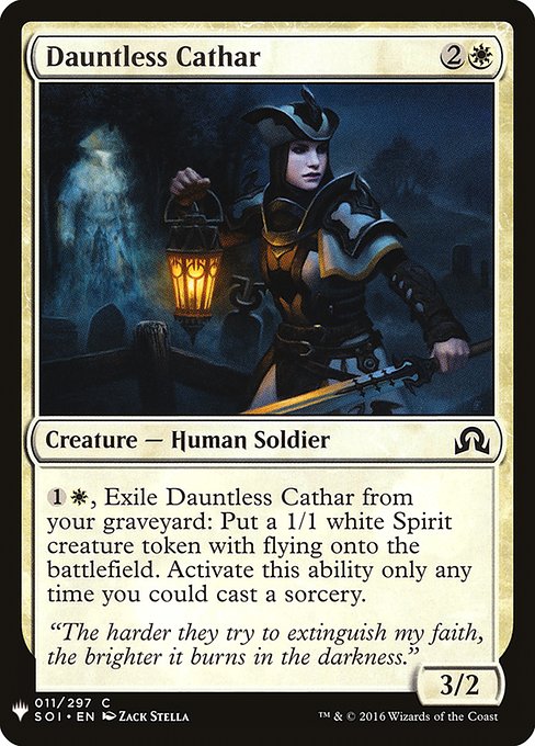 Dauntless Cathar (The List)