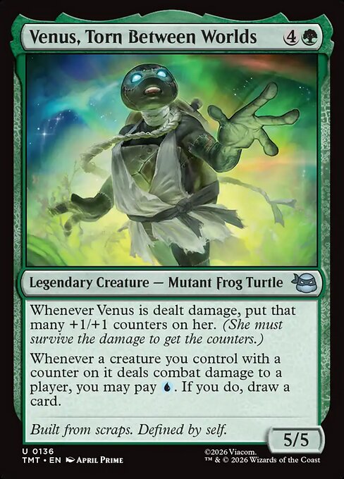 Venus, Torn Between Worlds (Teenage Mutant Ninja Turtles)