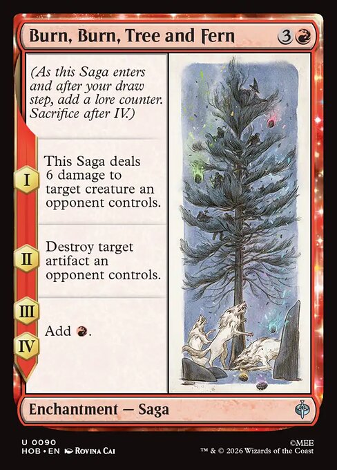 Burn, Burn, Tree and Fern (The Hobbit)