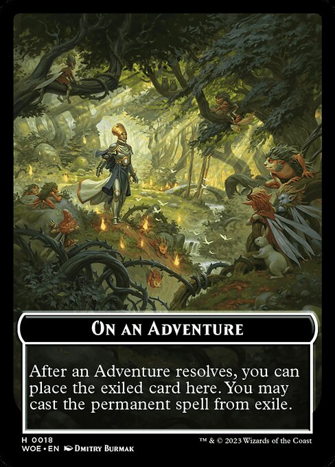 On an Adventure (Wilds of Eldraine Tokens)
