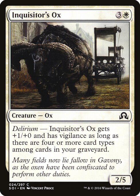 Inquisitor's Ox (Shadows over Innistrad) Russian