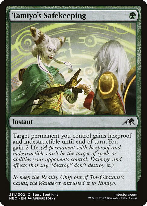 Tamiyo's Safekeeping (Kamigawa: Neon Dynasty)