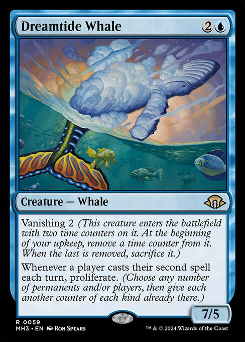 Dreamtide Whale (Modern Horizons 3)