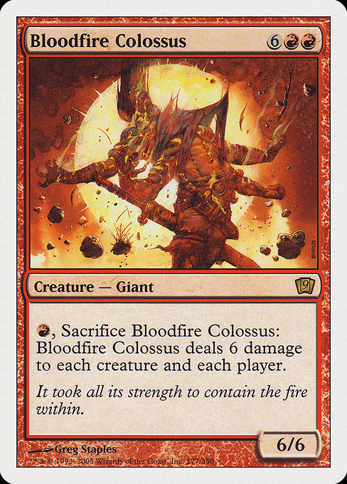 Bloodfire Colossus (Ninth Edition)