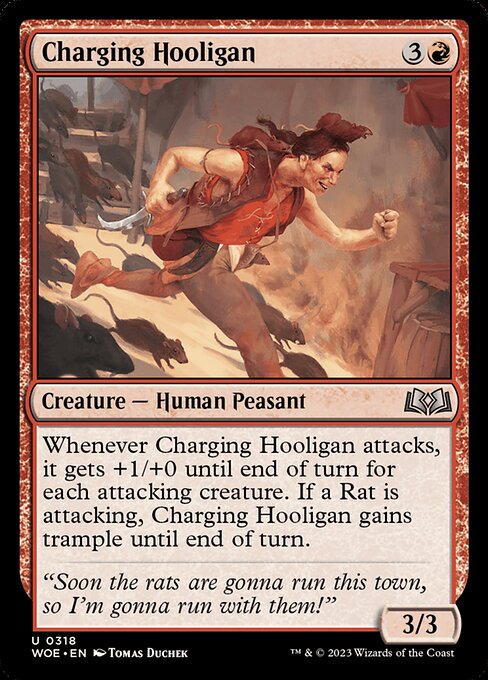 Charging Hooligan (Wilds of Eldraine)