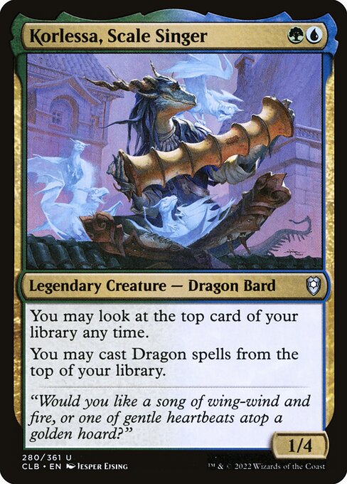 Korlessa, Scale Singer (Commander Legends: Battle for Baldur's Gate)