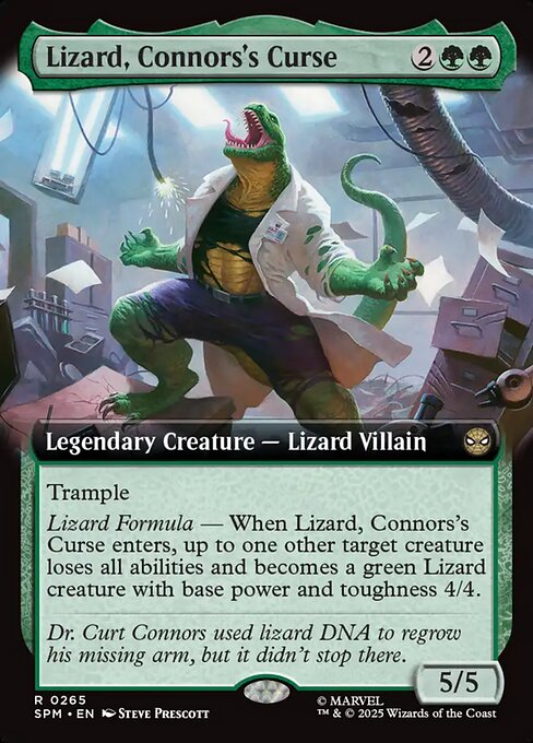 Lizard, Connors's Curse (Marvel's Spider-Man)