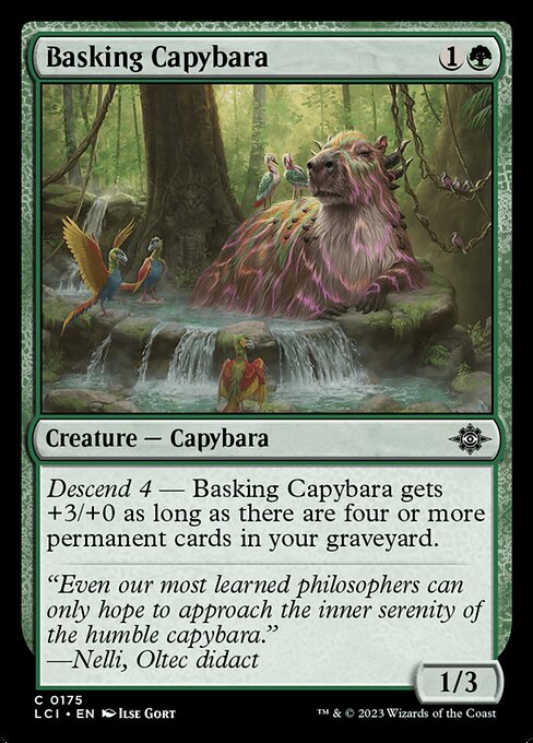 Basking Capybara (The Lost Caverns of Ixalan)