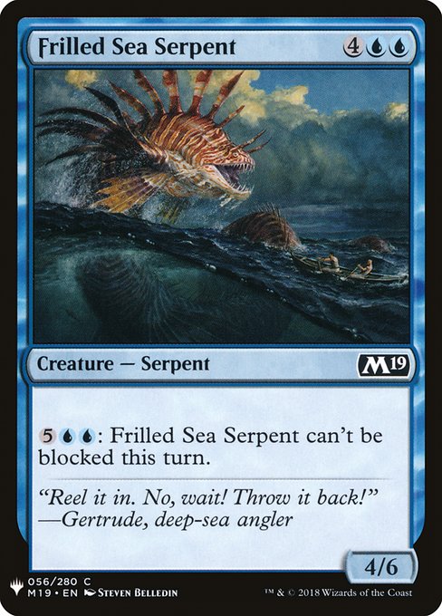 Frilled Sea Serpent (The List)